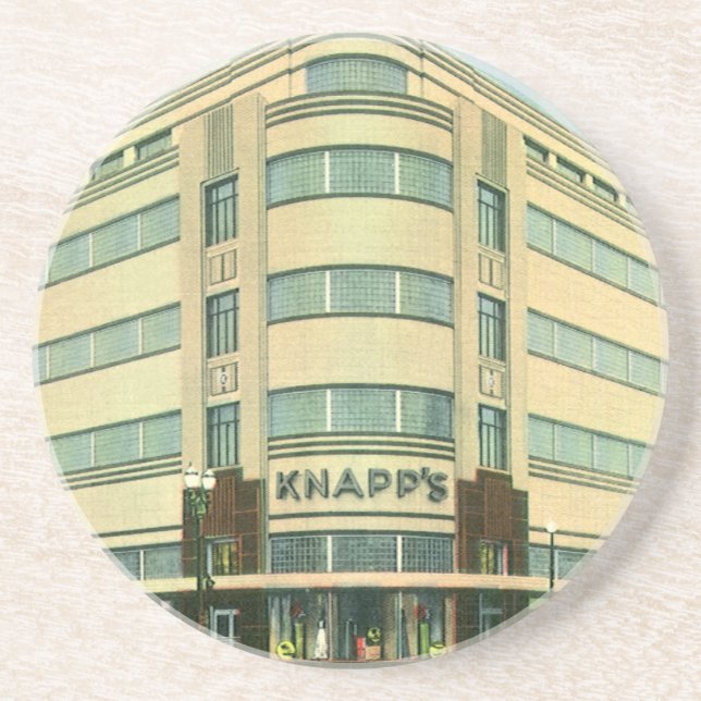Vintage Business, Knapp's Department Store Coaster (Front)