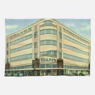 Vintage Business, Knapp's Department Store Tea Towel