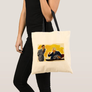 Vintage Business, Mad CEO Executive Boss Employee Tote Bag