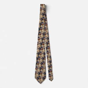 Vintage Business, Mailman Delivering Mail Letters Tie