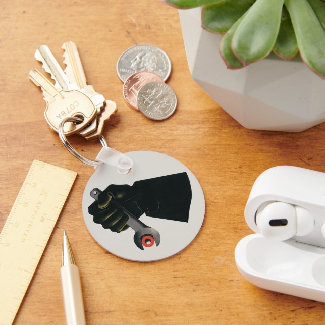 Vintage Business, Manufacturing Factory Machinist Key Ring (Desk)