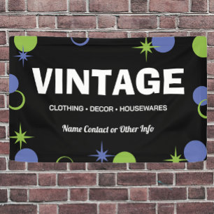 Vintage Business Midcentury Modern Style Banner