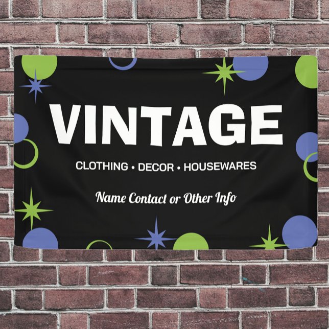 Vintage Business Midcentury Modern Style Banner (Creator Uploaded)