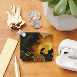 Vintage Business, Steel Manufacturing Industry Key Ring