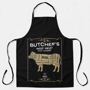 Vintage Butchers Meat Cut Apron