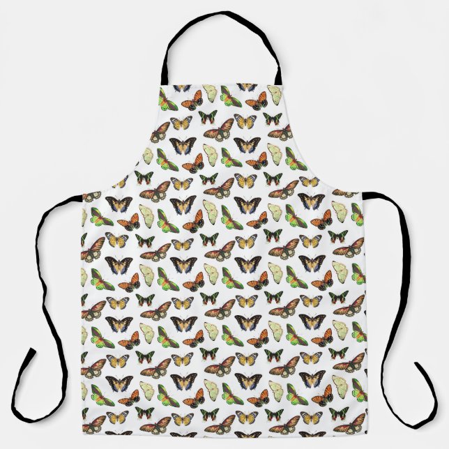 Vintage Butterflies Apron (Front)