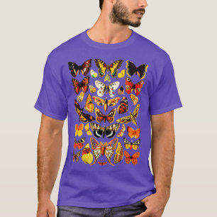 Vintage Butterflies Butterfly Collection Lepidopte T-Shirt