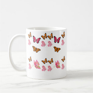 Vintage Butterflies – Colourful Entomology Illustr Coffee Mug