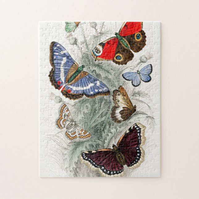 Vintage Butterflies Jigsaw Puzzle (Vertical)