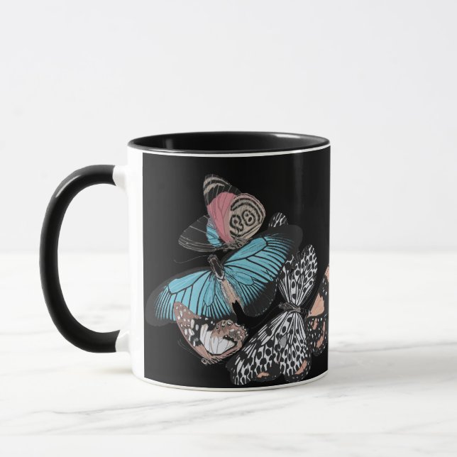Vintage Butterflies Mug (Left)