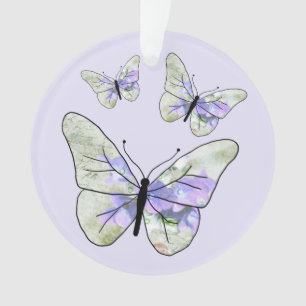 Vintage Butterflies Ornament