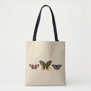 Vintage Butterflies Tote Bag