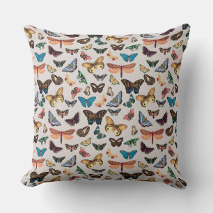 Vintage butterfly Aesthetic Cushion