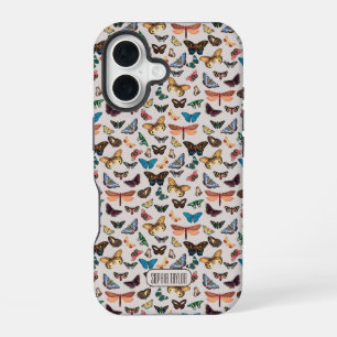 Vintage butterfly Aesthetic iPhone 16 Case