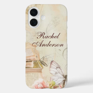 Vintage Butterfly iPhone 16 Case