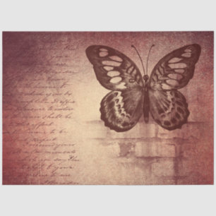 Vintage Butterfly Decoupage Tissue Paper