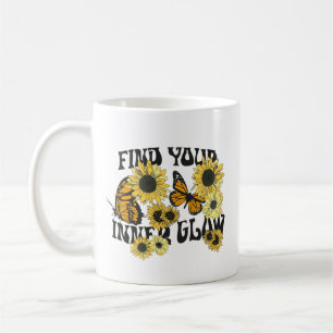 Vintage Butterfly Find Your Inner Glow Coffee Mug