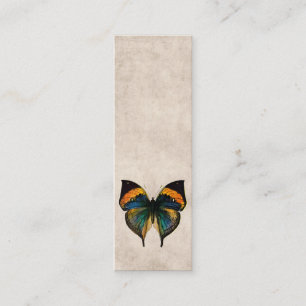 Vintage Butterfly Illustration 1800's Butterflies Mini Business Card