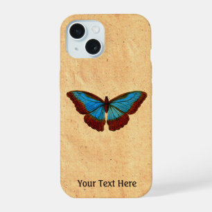 Vintage Butterfly Illustration iPhone 15 Case