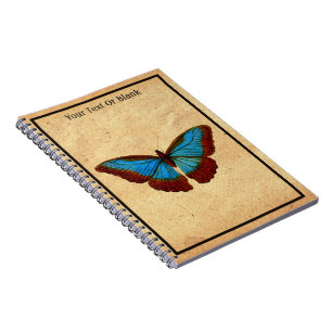 Vintage Butterfly Illustration Notebook