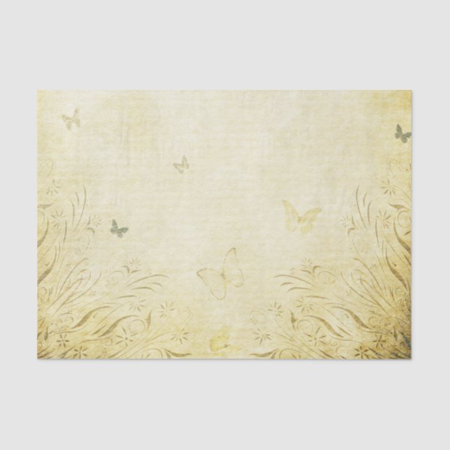 Vintage Butterfly Paper (Front)