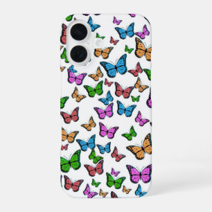 Vintage Butterfly Papillon Old Illustration Art iPhone 16 Case