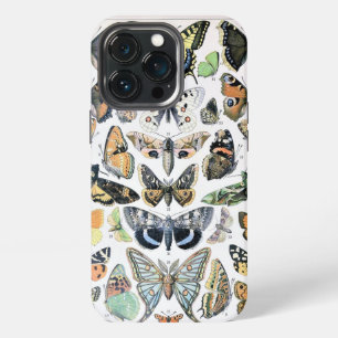 Vintage Butterfly Papillon Old Illustration Art iPhone 13 Pro Case