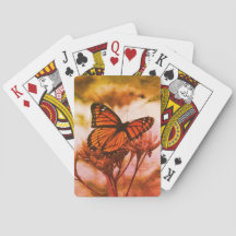 Vintage Butterfly Playing Cards