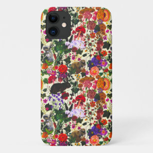 Vintage Butterfly Rabbit Garden Floral Watercolor Case-Mate iPhone Case