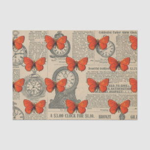 Vintage Butterfly Tissue Paper