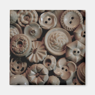 Vintage Buttons Magnet