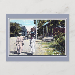 Vintage ca 1900 Port Au Prince Haiti Postcard