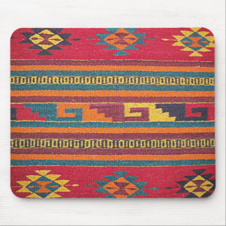 Vintage Cabin Rug Mouse Pad