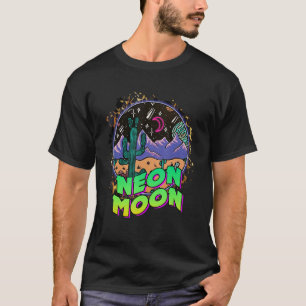 Vintage Cactus Mountains The Lights Love Lighting T-Shirt