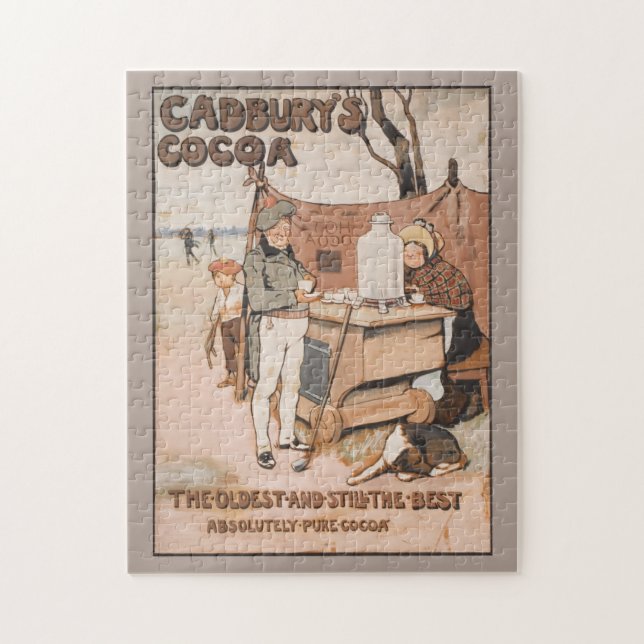 Vintage Cadbury's Cocoa Advertisement Jigsaw Puzzle (Vertical)