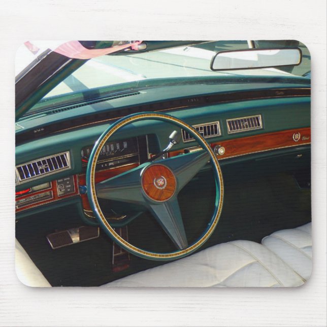 Vintage Cadillac Eldorado 1976 mouse mat (Front)