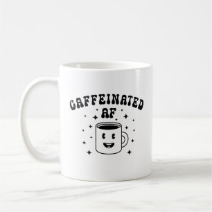 Vintage Caffeinated AF Coffee Mug