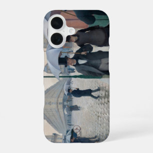 Vintage Caillebotte Paris Street Rainy Day Art iPhone 16 Case