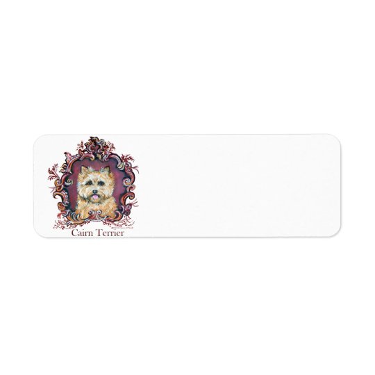 Vintage Cairn Terrier Return Address Label