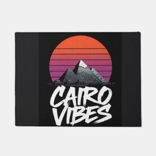 Vintage Cairo Vibes Egyptian Street Style & Trav Doormat