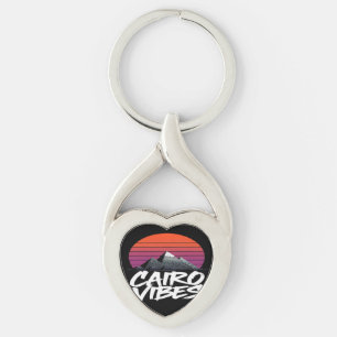 Vintage Cairo Vibes Egyptian Street Style & Trav Key Ring