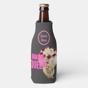 Vintage Cake Baking Queen Bottle Cooler