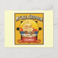 Vintage Cake Food Product Label