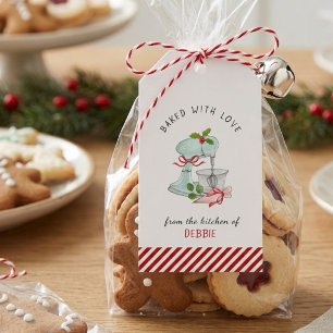 Vintage Cake mixer Holiday Bakers Gift Tags