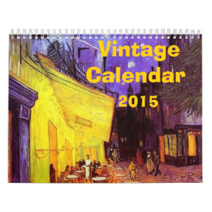 Vintage Calendar 2015