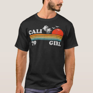 Vintage Cali Girl California Beach Retro Sunset 70 T-Shirt