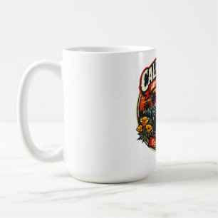 Vintage California Admission Day Retro Bear & Popp Coffee Mug