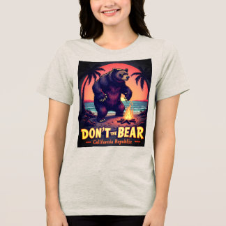 Vintage California Bear Women’s T-Shirt Tri-Blend Shirt