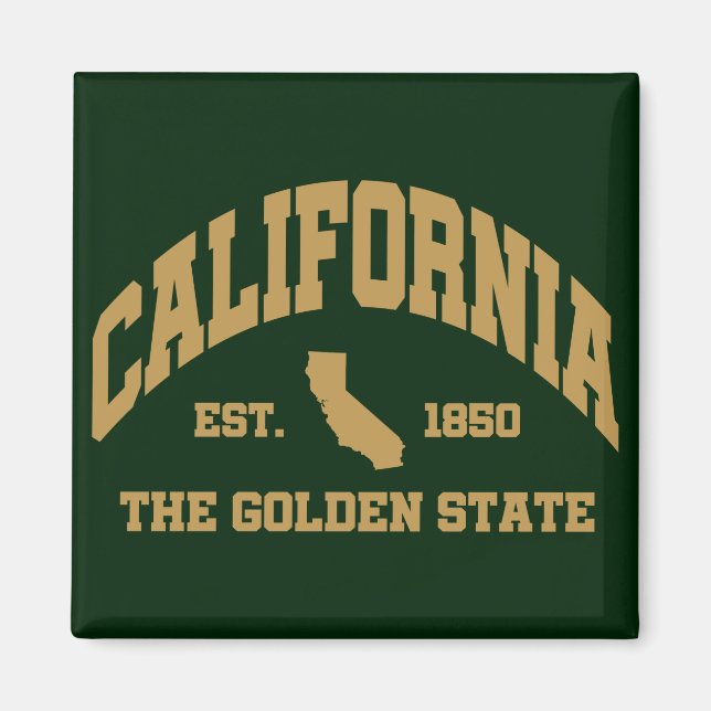 Vintage California Magnet (Front)
