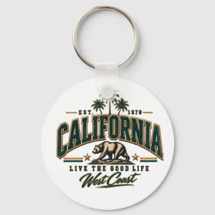 Vintage California Republic Men's Varsity Hoodie Key Ring